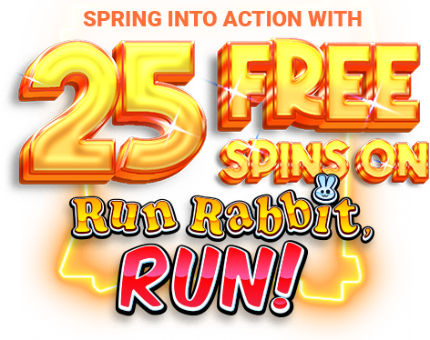 LunarSlots 25 Free Spins on Run Rabbit, Run